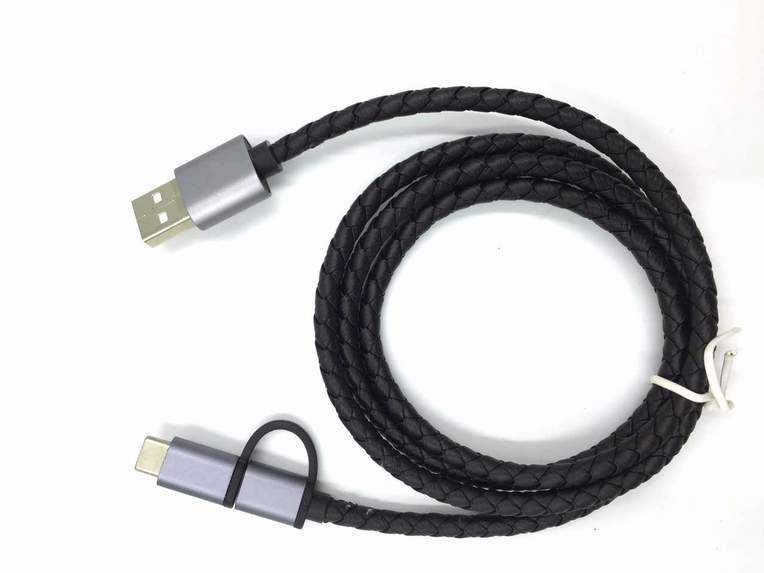 宏浩達(dá)二合一數(shù)據(jù)線，安卓micro USB/type-c兩用數(shù)據(jù)線