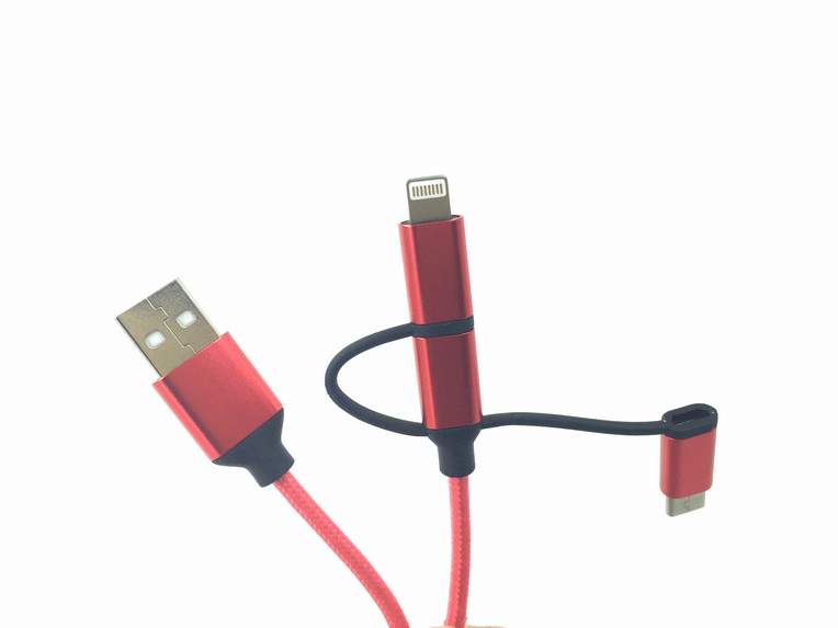 宏浩達(dá)三合一尼龍編織數(shù)據(jù)線工廠定制