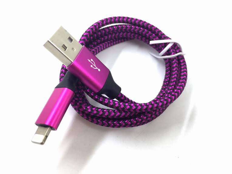 宏浩達蘋果數(shù)據(jù)線，lightning手機數(shù)據(jù)線iPhone通用，鋁合金+尼龍編織
