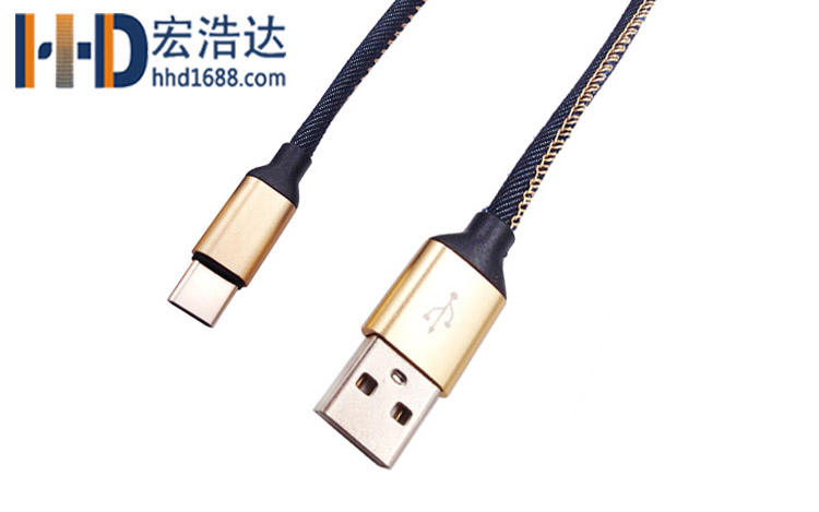 宏浩達(dá)廠家直銷樂視數(shù)據(jù)線type-c充電線華為手機(jī)數(shù)據(jù)線生產(chǎn)廠定制